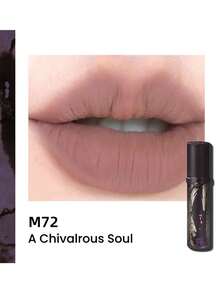 GIRLCULT Love Whisper Matte Lip Gloss, M72 Assassin | Ruby Glow | Berry Nebula | Holographic Shimmer | Celestial Sparkle | Smudge-Proof Blend | Iridescent Veil | 3.8ml/0.13 Fl.Oz - Sát thủ M72 - Xem 5