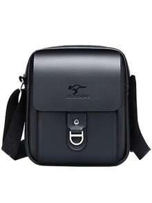 男士单肩包，纹理斜挎包，休闲挂式斜挎包，竖款商务邮差包 - 彩色 - 查看 7