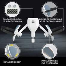 Kivsin Entrenador de Cadera Kegel,Entrenador de Cadera con Contador,Resistencia Regulable de 77 lbs,Entrenador de Suelo pélvico y Parte Interna del Muslo para Recuperación posparto y Fitness - Blanco - Ver 3