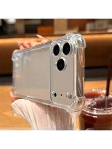 Hybrid Shockproof Transparent Protective Case For Samsung Galaxy S25 FE, S24, S23, S22, S21, S20 Plus, S24 Ultra, A17, A16, A26, A36, A56, A55, A35, A25, A15, A05, A71, A51, A72, A52 - Clear - View 8