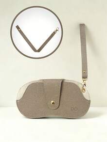 1个便携式眼镜保护套，太阳镜和近视眼镜收纳袋，挂式防丢袋，理想的眼镜整理器，情人节、圣诞节送给朋友和同学的最佳礼物 - 彩色 - 查看 20