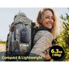 TREKOLOGY Almohada Inflable Aluft Pro, Cojín Portátil para Acampar y Mochileros, Almohada Compacta para Camping, Playa y Viajes - / - Ver 6