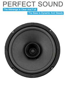 1pc 4/5/6 Inch 600W Car Audio Speaker, 2-Way Full Range Speaker With Car Frequency Response, Subwoofer Midrange Super Slim Upgrade Speaker