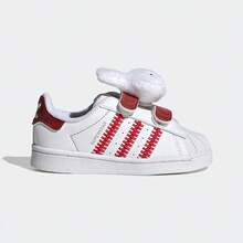 Adidas 儿童休闲透气运动鞋 IF5006，适合日常穿着 - 白色 - 查看 1