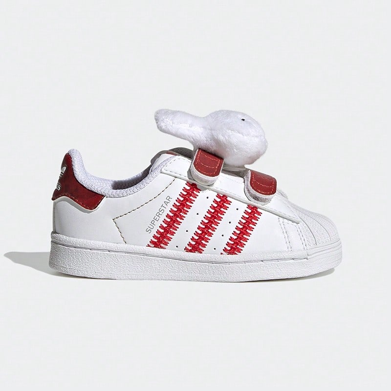 Adidas 儿童休闲透气运动鞋 IF5006，适合日常穿着 - 白色 - 查看 1