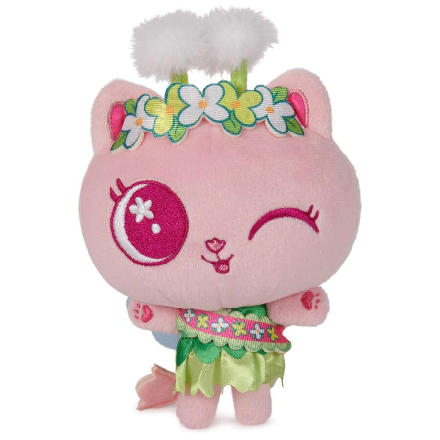 GABBY'S DOLLHOUSE 庆典系列 7 英寸毛绒猫仙子娃娃，儿童娃娃，适合 3 岁及以上男孩女孩 - Kitty Fairy - 查看 1