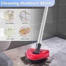 Spin Mop Replace, Base, Mop Handle OCedar EasyWring 1 System, Include 2 Microfiber Mop, 1 Sturdy Iron 30 - 58 Inch Mop Handle, 1 Scrubber, 1 Spin Base - 藍色(雙罐系統) - 查看 6