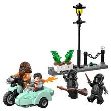 LEGO 哈利波特积木玩具套装:海格与逃离女贞路,适合8岁及以上男孩女孩,包含海格的摩托车和4个迷你人仔,绝佳生日礼物 - 76459 - 76459 - 查看 4