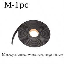 1roll/2rolls Seal Foam Tape,High Density Foam Seal Tape, 0.79/1.18/1.58 Inch W X 0.197 Inch T Weather Stripping For Door And Window,High Density Single Sided Closed Cell Door Insulation Weather Strip - Black and White - View 12