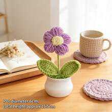 手工制作的心形花盆，适合作为母亲节和情人节礼物，也可作为家居桌面装饰或返校礼物。 - 彩色 - 查看 8