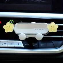 Cute Star Car-Specific Air Outlet Dashboard Adhesive Bracket Navigation Stand, Dolphin Little Crab Car Air Outlet Car Mounting Bracket, Women's Car Accessories - Multicolor - View 9