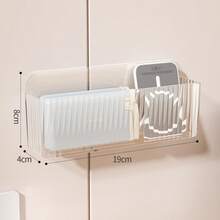 Wall-Mounted Cable Organizer Box, No Drilling Required, Magical Organizer For Phone Chargers And Power Banks, Cable Management - Multicolor - View 10