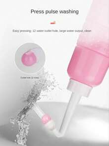 500ml Capacity Mini Handheld Bidet Sprayer, Portable Travel Bidet, Intimate Hygiene Cleansing Device - Multicolor - View 4