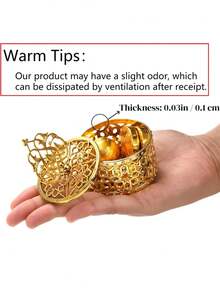 صناديق هدايا ذهبية، حاويات بلاستيكية صغيرة للحلوى مع غطاء، صناديق هدايا صغيرة للحلوى لحفلات الزفاف والحفلات والحفلات الشاي - متعدد الألوان - مشاهدة 8