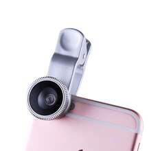Universal Clip-On 3-In-1 Phone Camera Lens Kit – Wide Angle + 180° Fisheye + Macro Lenses For IPhone & Android – Portable Smartphone Lens Set For Travel, Selfies & Close-Up Pics - Gold - View 8