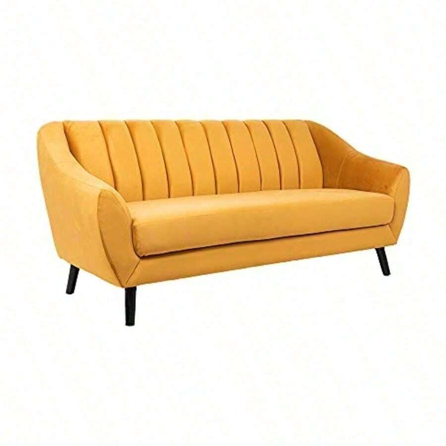 Sofá Mostaza Doria 3 plazas - Multicolor - Ver 1