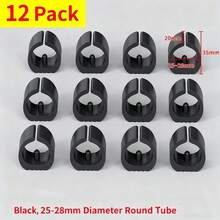 4pcs/8pcs/12pcs Plastic U-Shaped Tube Clamps For Office Chair Legs, Fits 25-28mm Diameter Round Tubes, With Fixing Holes - Multicolor - View 14