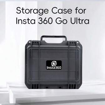 porseejie Bolsa de almacenamiento a prueba de golpes y portátil para accesorios de la cámara Insta 360 Go Ultra
