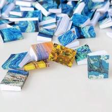 12件套娃娃屋家具配件，空白迷你书模型，BJD场景摄影道具 - 彩色 - 查看 4