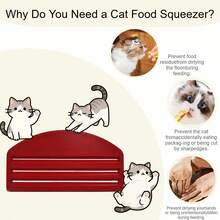 1/2Pcs Pet Food Squeezer Tool,Hygienic Easy-Clean Cat Treats Squeezer To Maximize Meal Efficiency & Waste (For Cat Owners) - Cost-Effective Cat Supplies, Easy-Open Lid & One-Touch Operation - No Assembly Needed, Compact Design, Durable Plastic - Three-hole Food Extruder - View 4