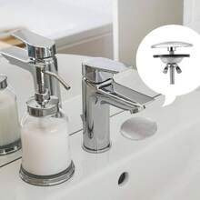 2 Piece 2 Inch Kitchen Sink Hole Cover, Kitchen Stainless Steel Faucet Hole Cover, Sink Tap Hole Cover Brushed Nickel - Brushed Nickel - View 6