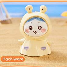 Miniso (Hachiware) Phụ kiện áo mưa mùa hè - Túi đựng hình ếch chống thấm nước bằng vải nhung/Phụ kiện trang trí di động (1 chiếc) - Nhiều màu - Xem 2
