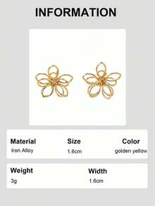 花朵设计耳钉 情人节、妈妈、母亲、母亲节、礼物