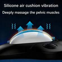 Female Fitness Electric Massage Cushion, Postpartum Rehabilitation Care Trainer, Used For Pelvic Floor Muscle Movement And Muscle Relaxation - Shaping, Yoga, Leg And Hip Muscle Training Gym Accessories - 黑色 - 查看 2