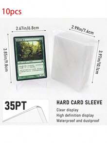 5/10/20/30pcs Hard Plastic Card Sleeves, Baseball Card Protectors, Clear Card Holders, Mini Card Sleeves, Mclovin, Photo Card Holders, Kpop Cards, Kpop, K-Pop, Photo Card Sleeves