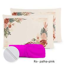 Luxury 3-Piece Sheet Set, 400 Thread Count, Double Bed, 400 Thread Count Micropercal - Foliage - Floral - RS PALHA - THIFANNY - 查看 3