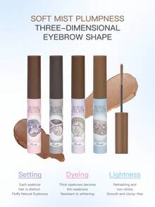 FLORTTE Glass Sea Series Brow Mascara - 02#Taupe Brown - View 3