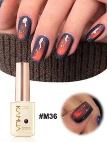 KAMUA 12ml Cat Eye Gel Nail Polish, Sunset Cat Eye Magnetic Gel Nail Polish, Semi-Permanent Removable UV Gel, Home Manicure Salon For Women - Nhiều màu - Xem 2