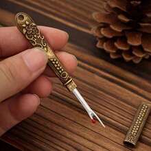 1pc Of Vintage Sewing Thread Clippers - Comfortable Ergonomic Handle, Floral Design With Red Accents, Available In Multiple Colors, Suitable Sewing, Embroidery, And Handmade Production - Nhiều màu - Xem 10