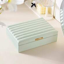 Joyero de gran capacidad, organizador para collares, pulseras, anillos, aretes y otros accesorios - Multicolor - Ver 4