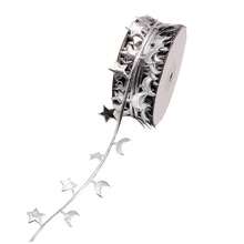 10m Islamic Star & Moon Pattern Ribbon For Ramadan & Eid - Durable Satin Organza Decorative Ribbon, Reusable & Easy To Cut For Gift Wrapping, Party Decor, Craft Projects | Festive Home Decorations Supplies - Multicolor - View 9