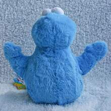 20cm Soft Sesame Street Hug Me Series Cookie Monster Plush Doll, Authentic Holiday Gift, Stuffed Cute Animal Plush Doll - Blue - View 8