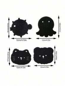 2/4pcs Pet Hair Remover, Suitable For Clothes Drying, Reusable, Non-Electric Lint Remover, Reduces Wrinkles, Saves Drying Time, Cute Bear Shape, Easily Removes Washer Lint And Pet Hair, Clothing Cleaner, Cleaning Supplies - Multicolor - View 7