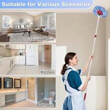 Spin Mop Replace, Base, Mop Handle OCedar EasyWring 1 System, Include 2 Microfiber Mop, 1 Sturdy Iron 30 - 58 Inch Mop Handle, 1 Scrubber, 1 Spin Base - 藍色(雙罐系統) - 查看 7