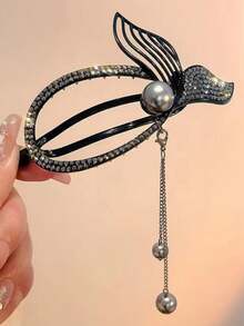 女士优雅金属新月形发夹，适合日常和派对佩戴，四季皆宜，可作发髻、发髻器、发饰、发型发夹，也是学校、大学、发饰、头部饰品和女士发饰的理想之选。