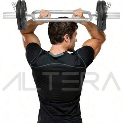 Barra Romana Olimpica Cromada De Tríceps para Levantamiento de Discos 2 Pulgadas Pesas.mancuernas para ejercicio/barra para hacer ejercicio/mancuernas/pesas para hacer ejercicio