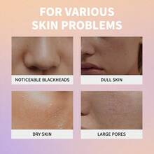 Lakerain 黑米白米去角质精华，细致毛孔，保湿烟酰胺精华，黑米温和洁面护理，滋养肌肤 - 彩色 - 查看 3