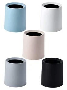 Mini Desk Trash Can Plastic Tabletop Waste Basket For Storing Fruit Peel And Paper Scraps To Keep Tidy Durable Trash Storage Bin Multipurpose Storage Bucket For Women Men For Bathroom Home Office Coffee Table Office Living Room Study Garbage Container Desk Organizer Home Storage And Cleaning Supplies Room Decor - White - View 11