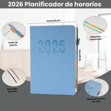 Agenda 2026 Diario, Agendas Libreta Notebook Diaria Planner 2026, Pestaas de Enero a Diciembre, Tamao A5 21.1*14.5cm, Agendas Planificador Diaria y Semanal y Mensual, Agenda 2026 Mujer/Hombre