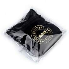 CUPIDCRYSTAL 1 Set High Quality Natural Crystal Agate Rune Stones, Lapis Lazuli, Green Aventurine, Amethyst Engraved Letter Pouch Bag Crystal Jewelry Set