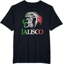 Camiseta de Jalisco, un estado de México - diseño increíble - Negro - Ver 1