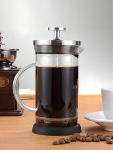 1个特大号法式滤压咖啡壶，带滤网。法式滤压咖啡壶。可冲泡茶和咖啡。多功能茶咖啡机。法式滤压壶。可分离咖啡粉，萃取意式浓缩咖啡。 - 彩色 - 查看 6