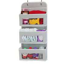 1pc Multi-Functional Over-The-Door Storage Bag, Single/Triple/Five Layer Hanging Organizer Bag With Transparent Window, Space-Saving For Home, School, Bathroom, Bedroom, Kitchen, Dorm, RV And More - Multicolor - View 15