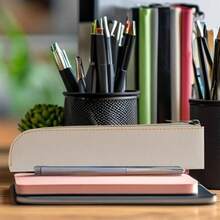 Roll-Up Pencil Bags - White - View 3