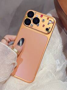 1pc Cute Y2K Shiny Diamond Crystal Colorful Transparent Camera Lens Protector Film, Soft Clear Protective Case Compatible With IPhone 17 Pro Max/17 Pro Applicable To Daily Shield, Office, Home Daily Shield Office Home Phone Camera Cover Sparkling Crystal Waterproof Shockproof Anti-Fall Scratch Resistant - Clear - View 9