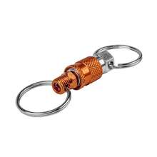 Freeman KEYQC3 Llavero acoplador con 2 anillos dididos paquete de 3 unisex adulto narana pequeño - Plateado - Ver 2